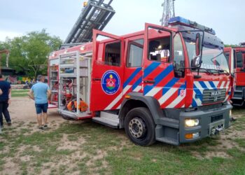 Presentaron la nueva unidad de Bomberos de Las Varillas