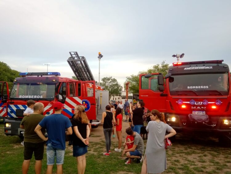 Presentaron la nueva unidad de Bomberos de Las Varillas