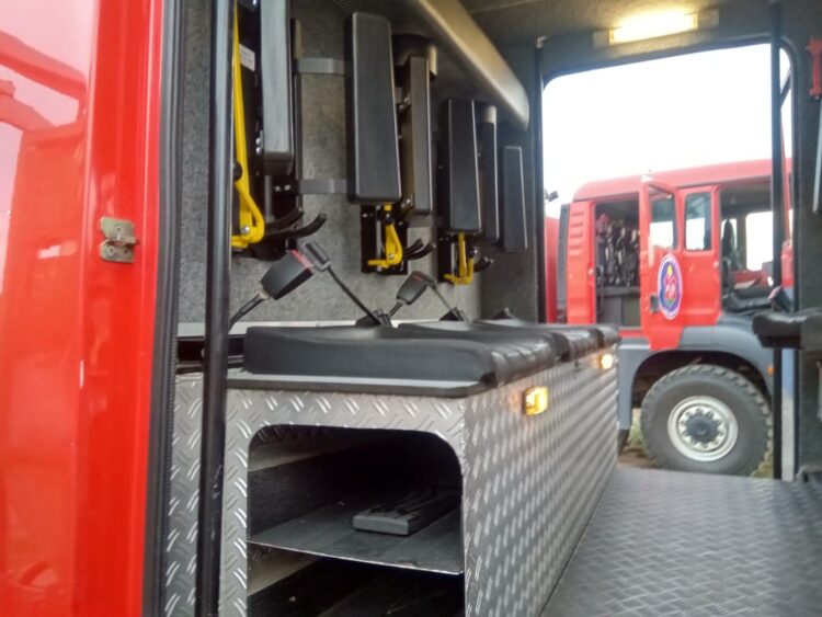 Presentaron la nueva unidad de Bomberos de Las Varillas