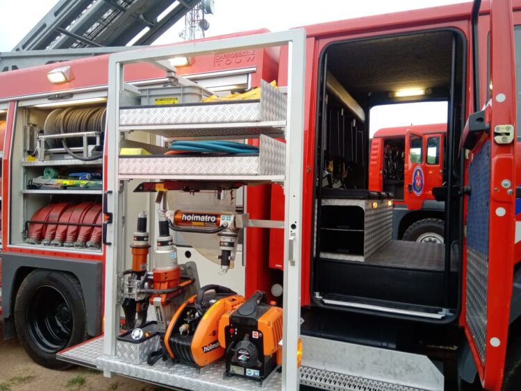 Presentaron la nueva unidad de Bomberos de Las Varillas
