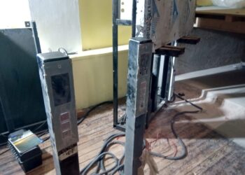 Realizan importantes mejoras en el Teatro Colón de Las Varillas