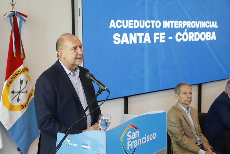 Schiaretti: “el acueducto interprovincial es la obra más importante de los últimos 50 años”