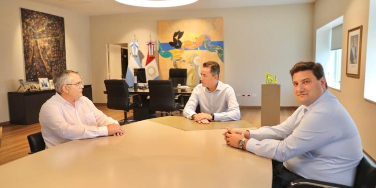 Manuel Calvo y el intendente interino de Pozo del Molle se reunieron en la capital provincial