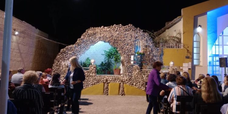 La misa  del domingo se celebrará en la Gruta de Lourdes