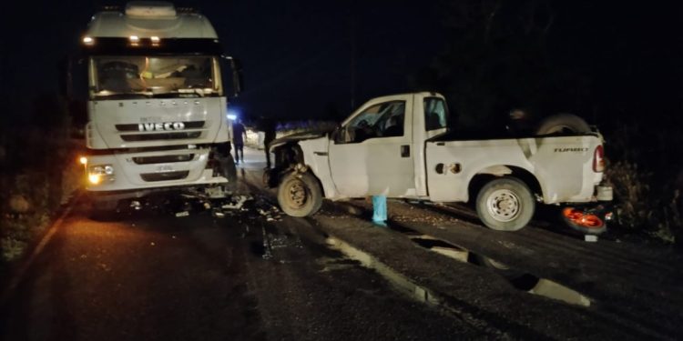 Dos personas heridas fue el saldo de un triple choque en la Ruta 158