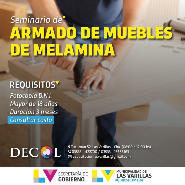 Inscripciones en el DeCOL para distintas capacitaciones