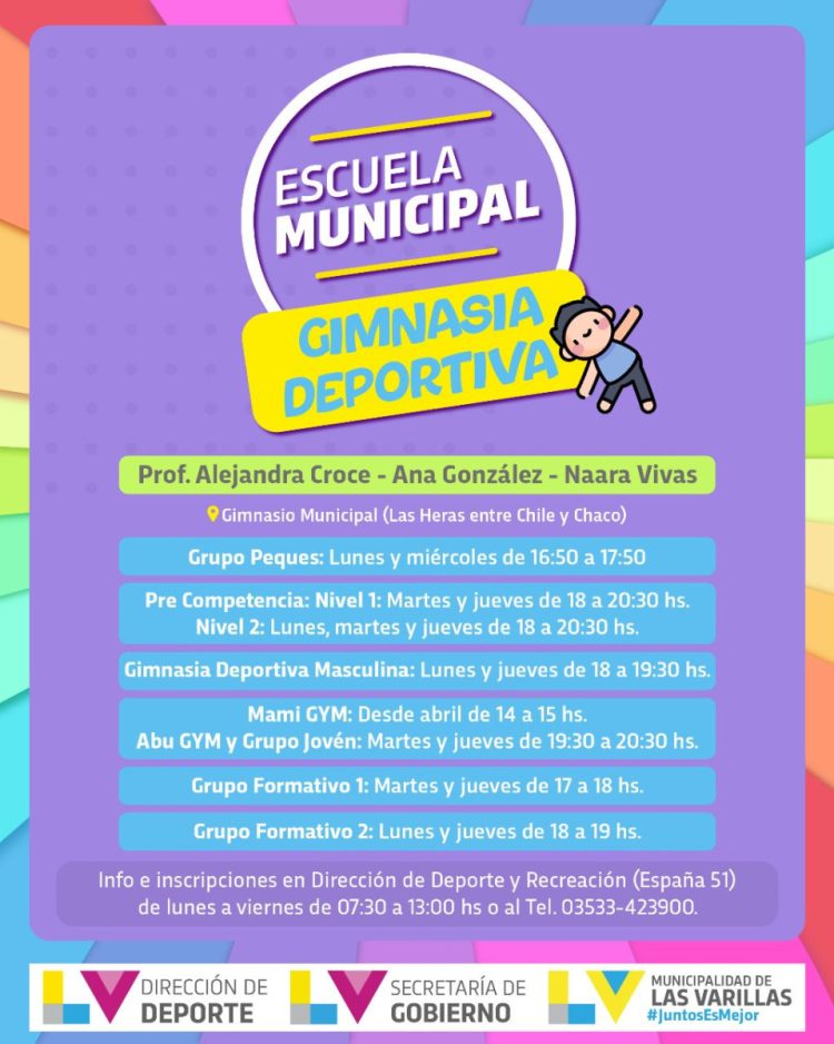 Abrieron  inscripciones para las escuelas deportivas municipales