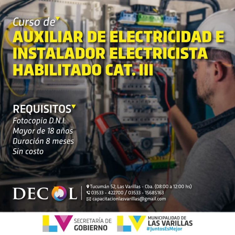 Inscripciones en el DeCOL para distintas capacitaciones