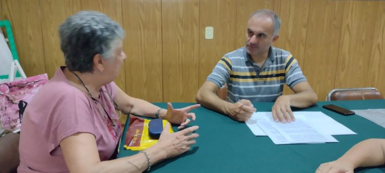 Firma de convenio entre la Municipalidad y el Centro de Jubilados