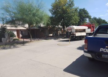 Sacanta: se incendió el depósito de una vivienda