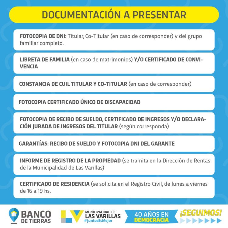 Anunciaron la fecha de apertura para las inscripciones a viviendas y terrenos del loteo Aires del Este.