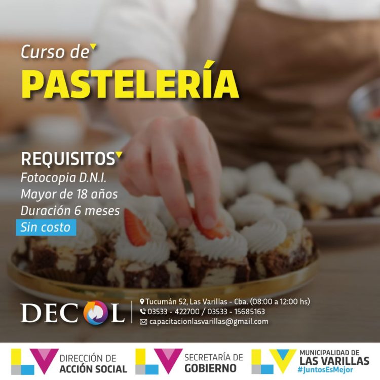 El DeCOL dictará nuevos cursos de formación laboral