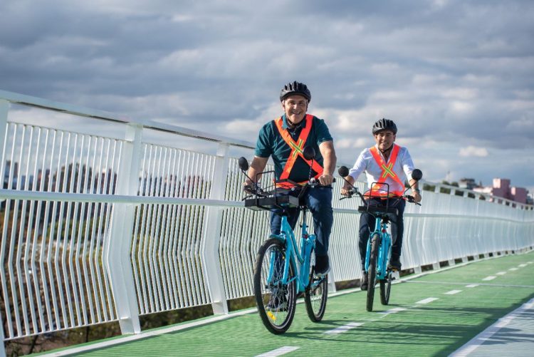 Córdoba capital tiene la primera ciclovía elevada del país