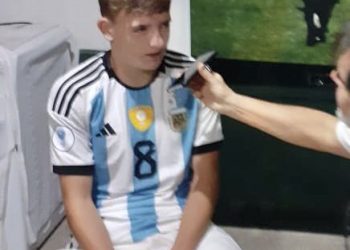 Gustavo Albarracín: de Las Varillas al mundo con la selección nacional