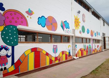 Otra brillante intervención de la Brigada Muralista