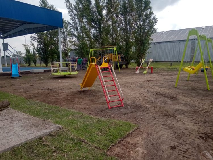 Avanzan las obras de la Posta Deportiva de B° Central Argentino