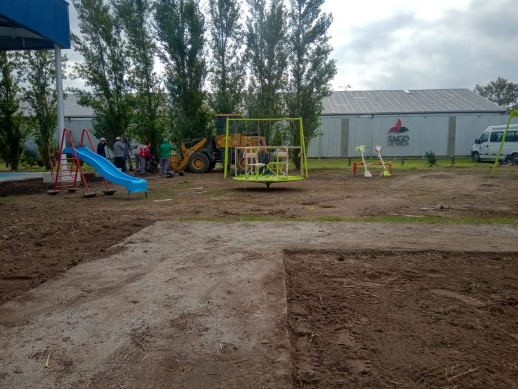 Avanzan las obras de la Posta Deportiva de B° Central Argentino