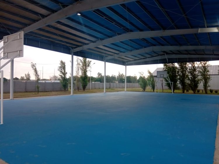 Avanzan las obras de la Posta Deportiva de B° Central Argentino