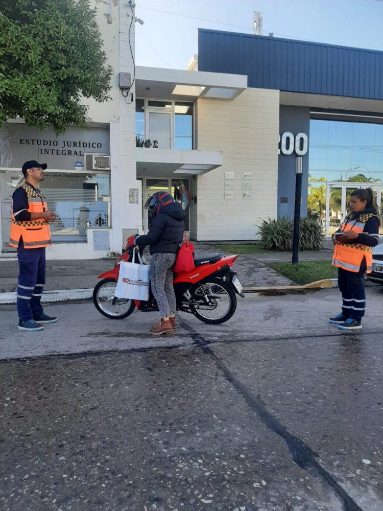 La Policía Ciudadana labró 100 actas por  infracciones de tránsito