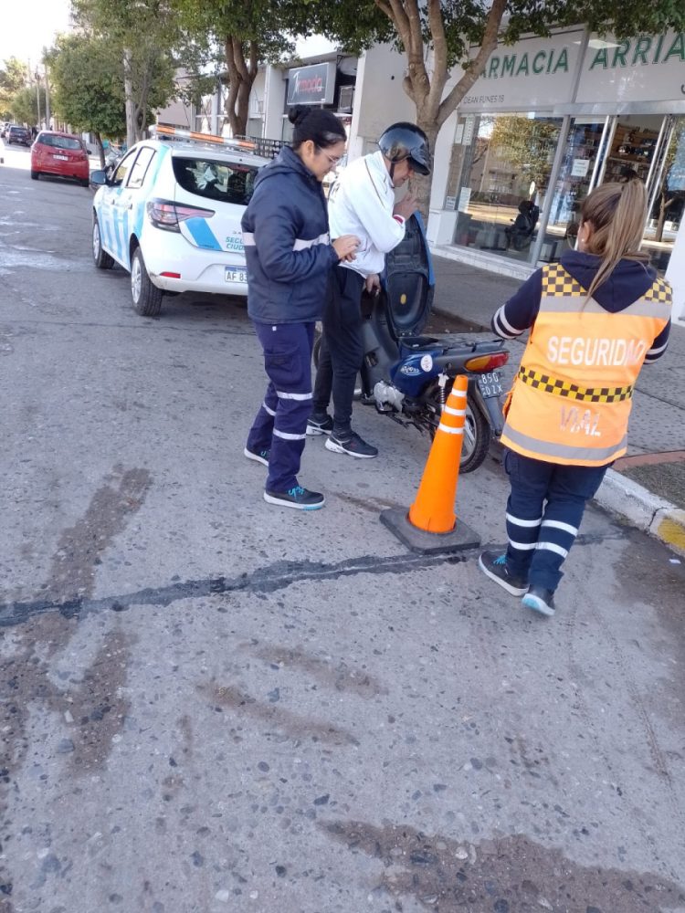 La Policía Ciudadana labró 100 actas por  infracciones de tránsito