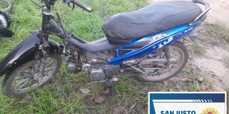 Sacanta: recuperaron una moto que había sido robada