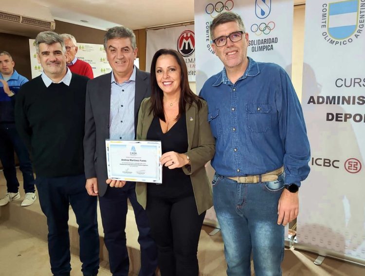 Finalizó el curso de Administración Deportiva del Comité Olímpico Argentino