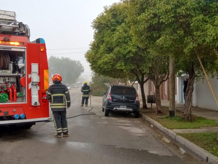 Escape de gas en calle Belgrano