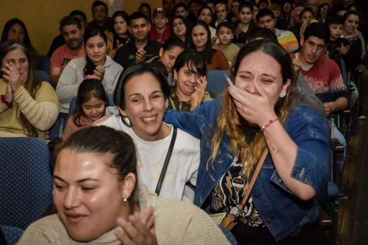 Ganadores de las veinte viviendas de loteo Aires del Este