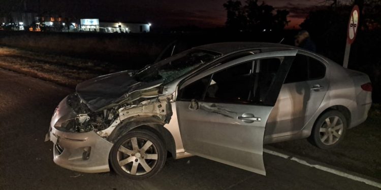 Un varillense tuvo un accidente de tránsito en Morteros