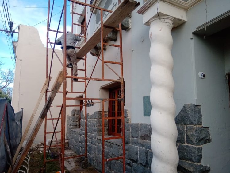 Refacciones en el Colegio de Arte