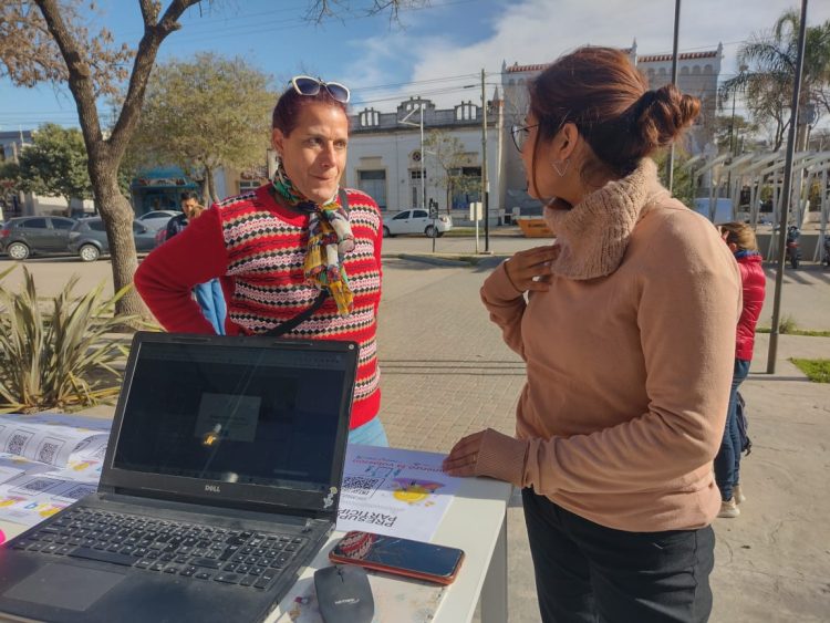 Instalaron un “Punto Voto” en el ingreso a la municipalidad