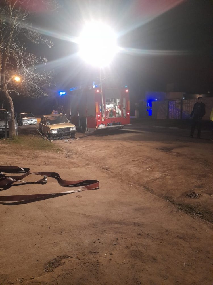 Dos internados luego de un incendio en B° Central Argentino