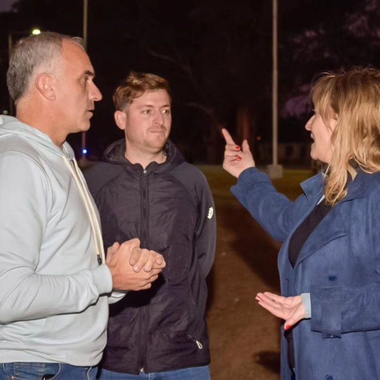 Inauguraron la nueva iluminación en el acceso sur de la ciudad