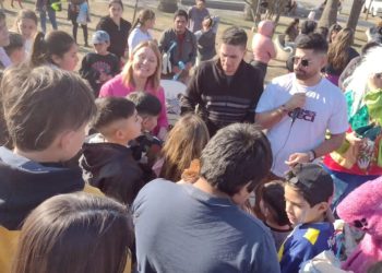 Festejos Día del Niño en Plaza 25 de Mayo