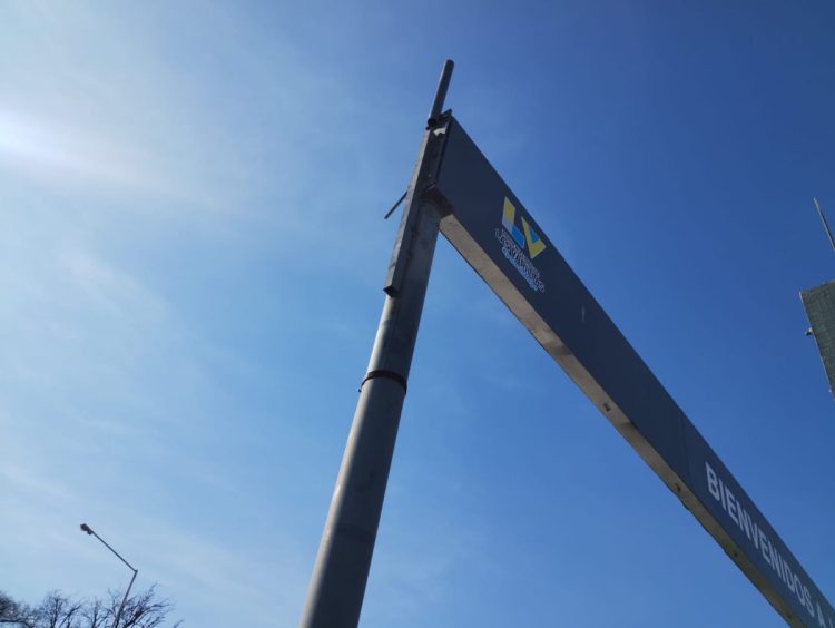 Reponen arcos limitadores de altura en el acceso sur de la ciudad