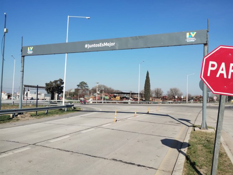 Reponen arcos limitadores de altura en el acceso sur de la ciudad