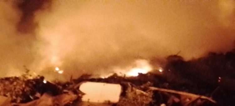 Arde nuevamente el Basural sur