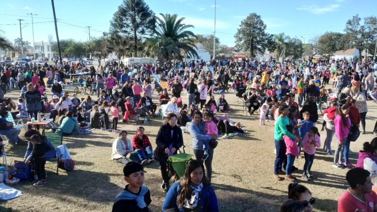 Multitudinaria celebración del Día del Niño