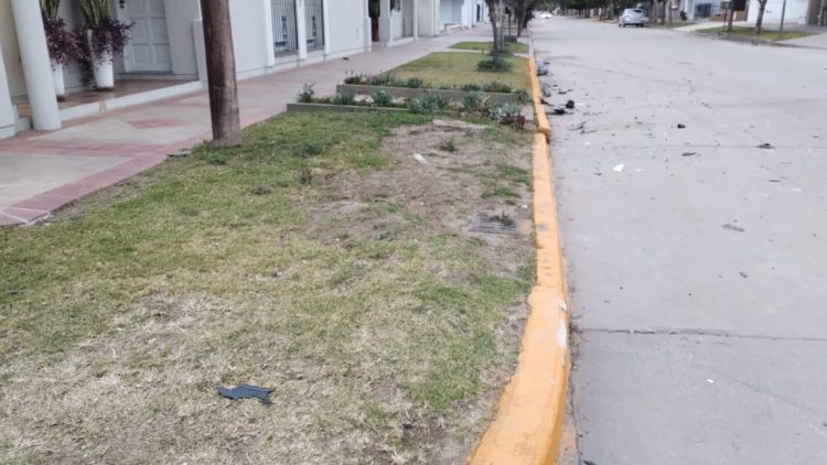 Fuerte choque en Cabrera y San Martín