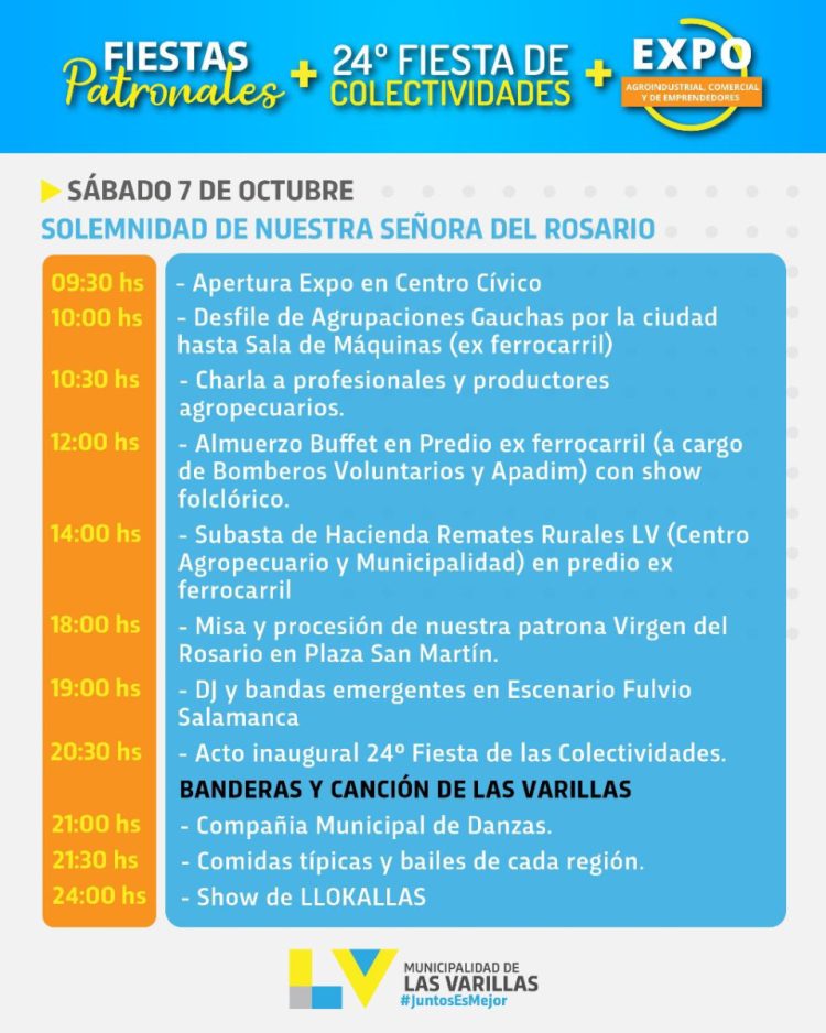 Presentación de actividades por las Fiestas Patronales de la ciudad