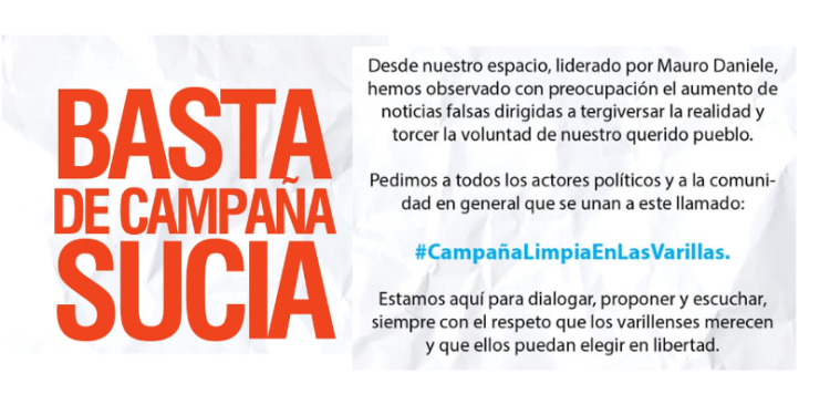 Sigamos Juntos denuncia campaña sucia