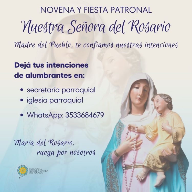Este jueves comienza la Novena Parroquial