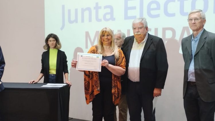 Mauro Daniele felicitó a los vecinos por su participación en las elecciones locales