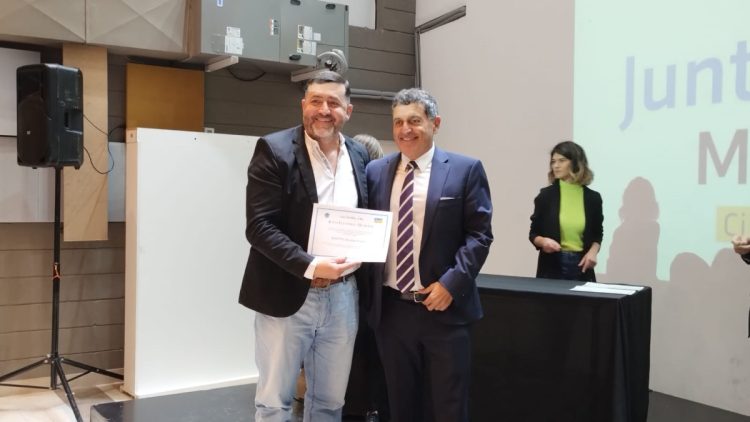 Mauro Daniele felicitó a los vecinos por su participación en las elecciones locales