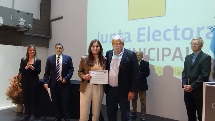Mauro Daniele felicitó a los vecinos por su participación en las elecciones locales