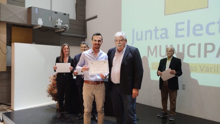 Mauro Daniele felicitó a los vecinos por su participación en las elecciones locales