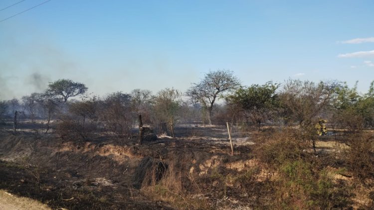 Ocurre ahora: incendio de gran magnitud en el Monte de Las Varillas
