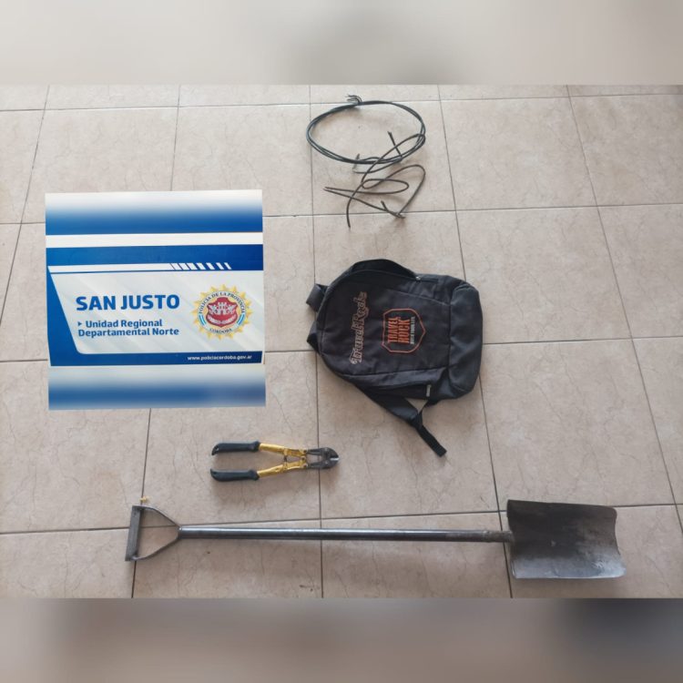 Detenido en Laspiur por robo de cables