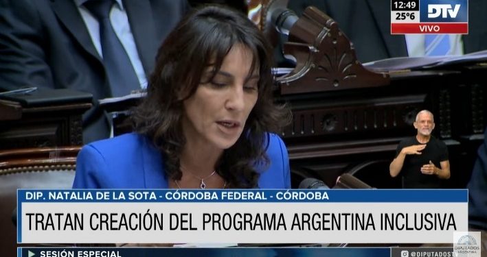 Media sanción para el programa “Argentina Inclusiva”