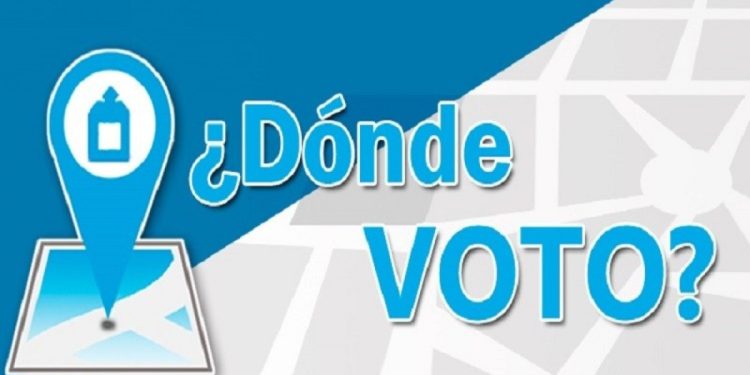 Consultá aquí donde votás el próximo domingo